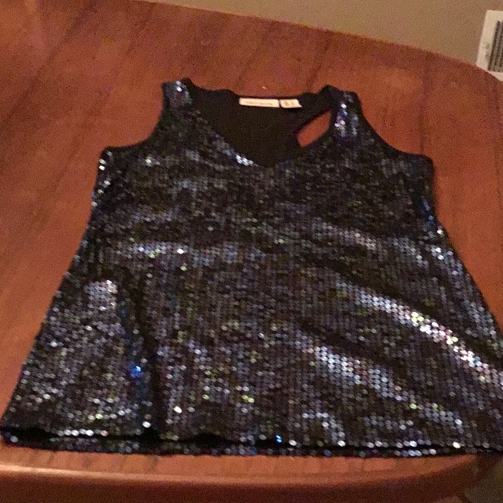 Sequin racerback shirt